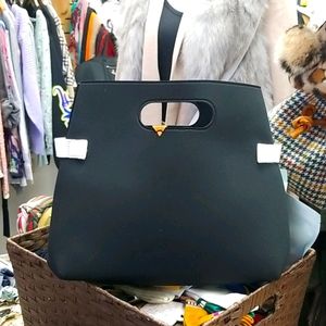 Women black mini bag